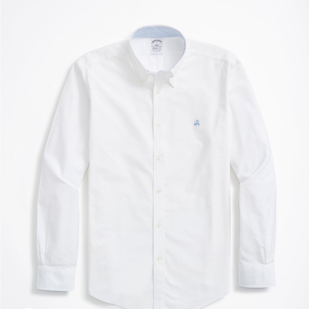 Brooks Brothers Stretch Non-Iron Oxford Button-Down Collar Sport Shirt